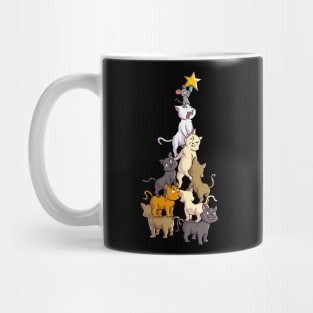 Kitty Christmas Tree Mug